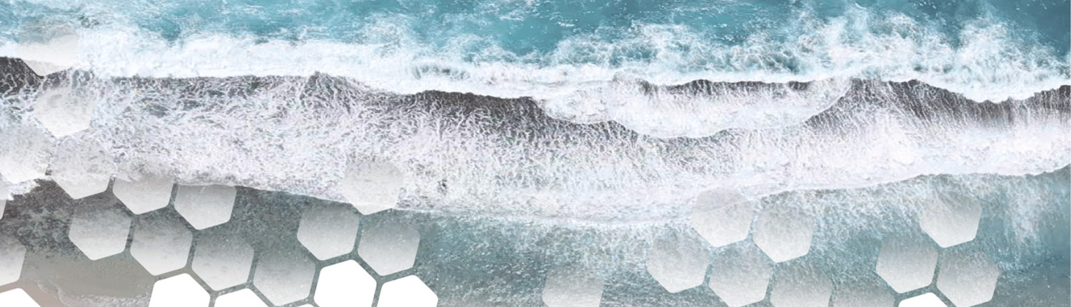 Top view of Western Australia ocean and beach