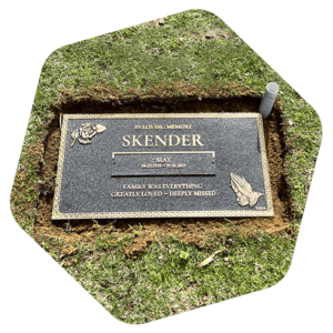GM-Skender-PLAQUE Cast bronze plaque in MCB Pinnaroo Cemetery