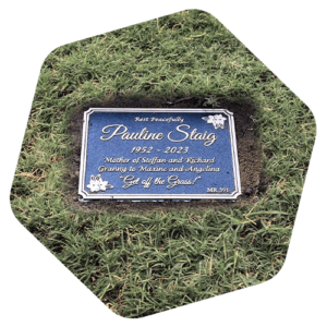 GM-Staig-PLAQUE Cast bronze plaque in MCB Pinnaroo Cemetery