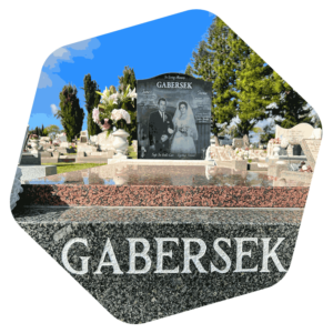 GM-Gabersek-FULL-MONUMENT Granite and Marble full monument in old pioneer Cemetery in Rockingham